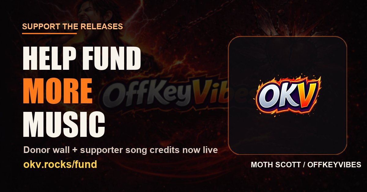 Help fund more OffKeyVibes music preview artwork